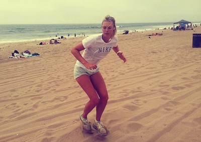 Insolite Sharapova Sentraine Sur La Plage We Love Tennis