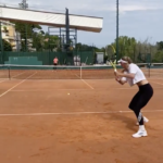 Wozniacki a repris la raquette