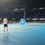 Le retour de service monumental de Medvedev face à Bautista‐Agut