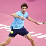 Humbert miraculé à l’Open Sud de France Crédit Photos : JBAutissier / Panoramic pour l’Open Sud de France