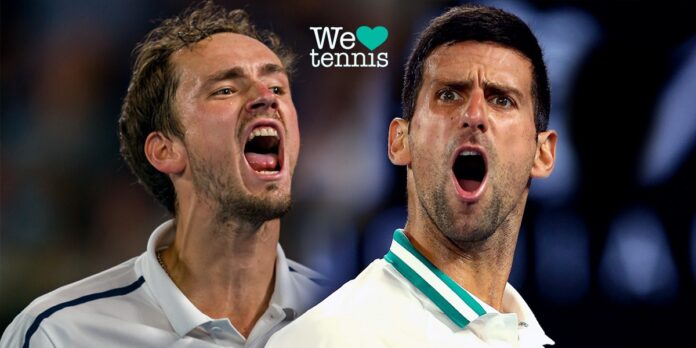Medvedev Djokovic finale Open Australie 2021