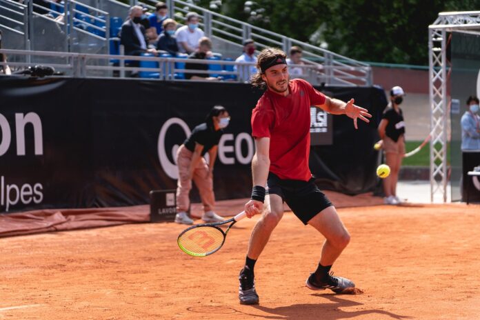 Stefanos Tsitsipas coup droit Lyon 2021