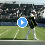 Querrey ose le défilé de mode sur le court