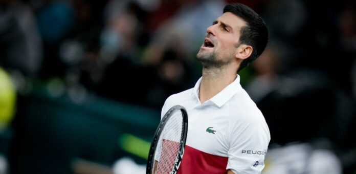 Djokovic frustré paris 2021
