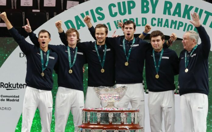 Team équipe Russie coupe davis 2021