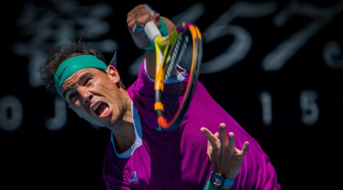 Nadal service AO 2022