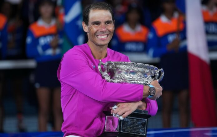 Nadal trophée australie 2022