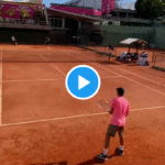 Thiem fracasse la balle à l’entraînement