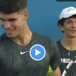 Le regard incroyable et incrédule du ramasseur après un énième exploit signé Alcaraz