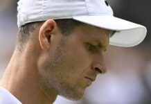 Hubert Hurkacz sur son abandon en huitièmes de finale : « C’était impossible de continuer »