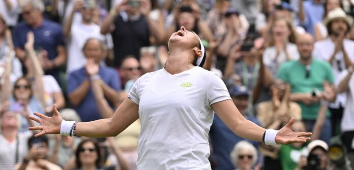 Jabeur cri victoire wim 2023