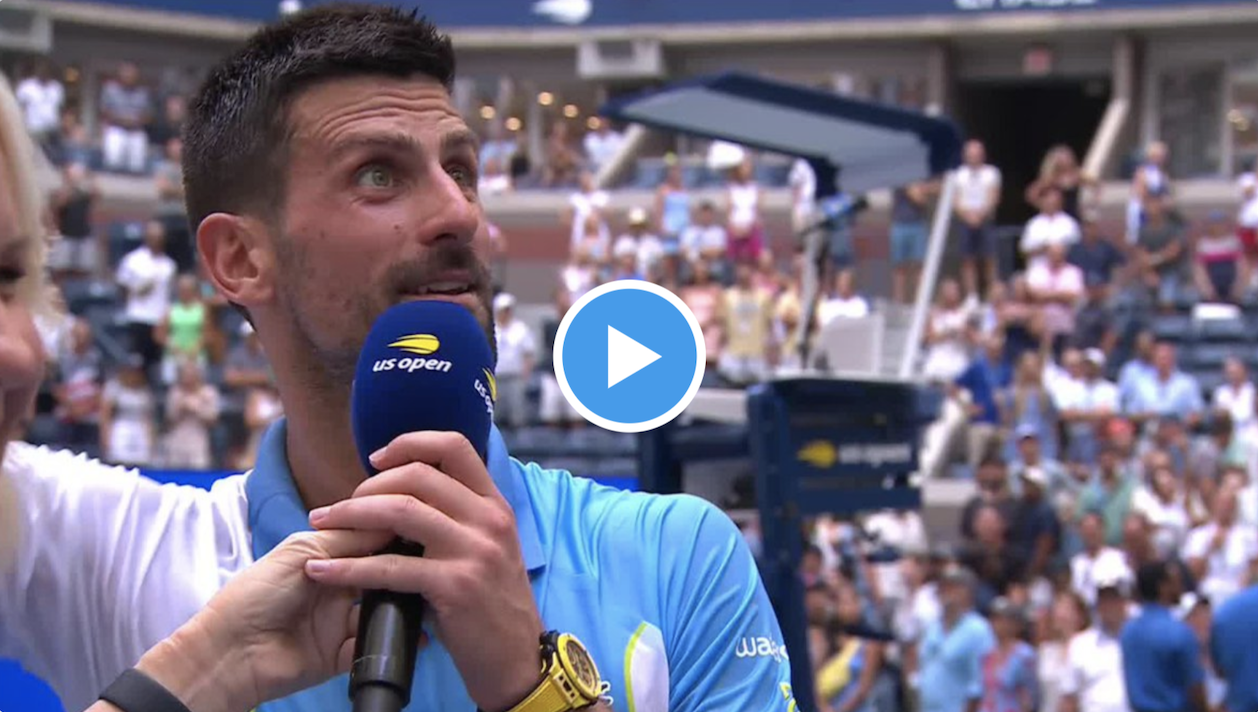 US Open, Vidéos > Qualifié en demifinales, Djokovic transforme le