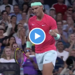 Le coup de patte toujours aussi génial de Rafa Nadal