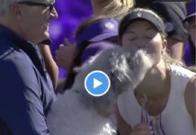 Danielle Collins, encore titrée, et totalement hystérique avec son compagnon de toujours