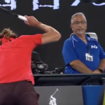La grosse colère de Zverev après le coup de chance de Sinner dans le tie‐break du deuxième set