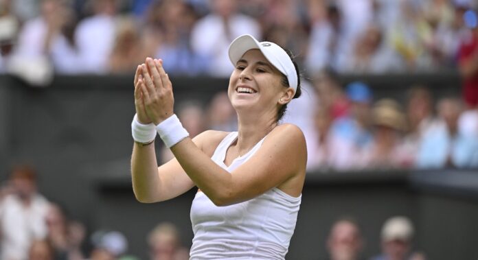 Bencic victoire sourire wim 2025