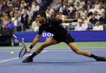 Djokovic fait très mal à Shapovalov à l’entraînement, trois jours avant le début du tournoi