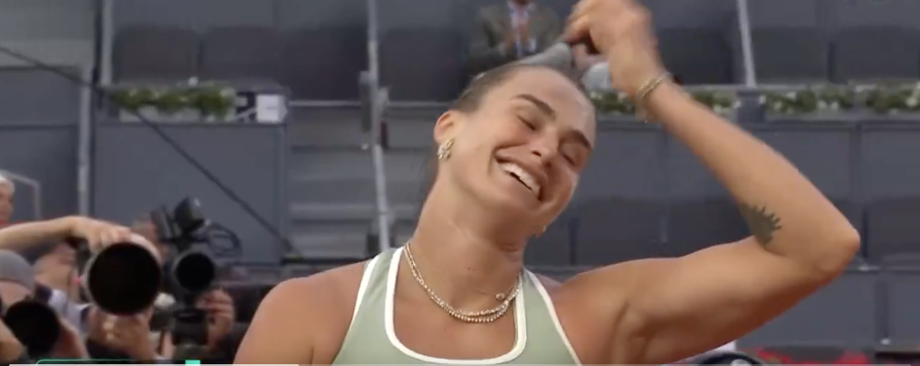 Sabalenka : « C’est probablement le plus beau coup de ma vie »