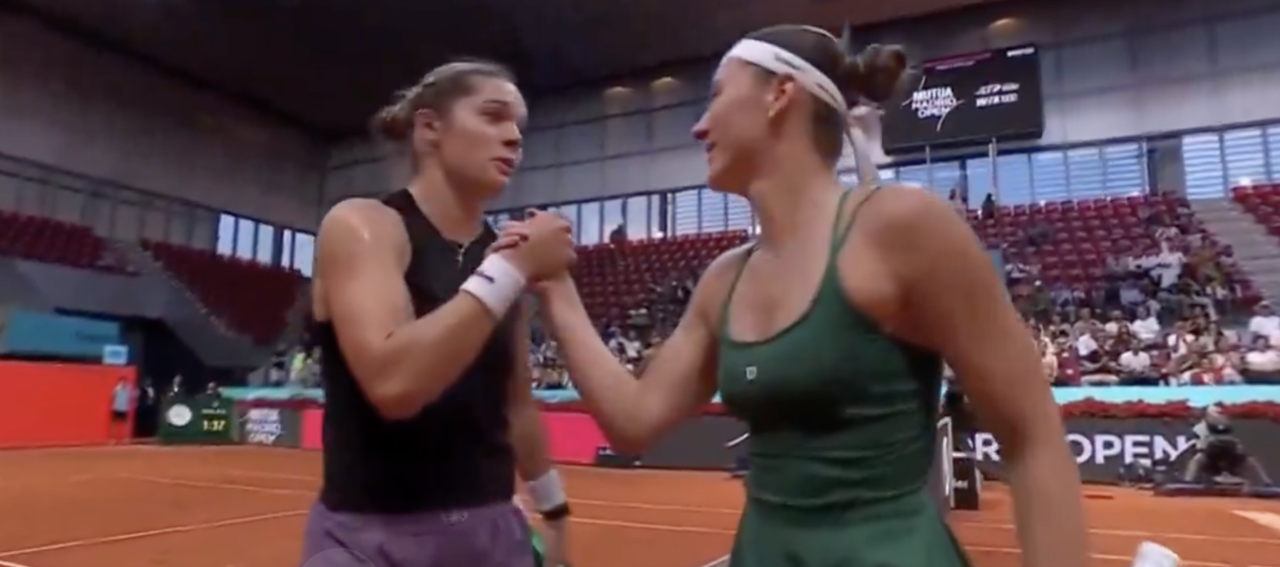 Caty McNally à l’Ukrainienne Marta Kostyuk au filet : « Je ne veux pas jouer contre toi à Rome »