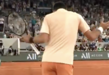 La célébration très originale de Djokovic après sa victoire contre Mpetshi Perricard