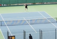 Jannik Sinner aperçu à l’entraînement avec un joueur bien connu du circuit