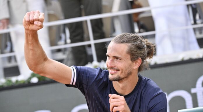 Zverev RG victoire banc 2026