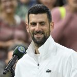 Djokovic, vainqueur d’Auger‐Aliassime en cinq sets et 5h15 de jeu : « J’ai dit à mes enfants d’aller se coucher après le 4e set, mais ils ne m’ont pas écouté. Je suis content qu’ils soient restés »