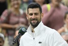 Djokovic, vainqueur d’Auger‐Aliassime en cinq sets et 5h15 de jeu : « J’ai dit à mes enfants d’aller se coucher après le 4e set, mais ils ne m’ont pas écouté. Je suis content qu’ils soient restés »