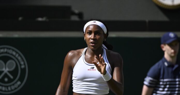 Gauff face wim