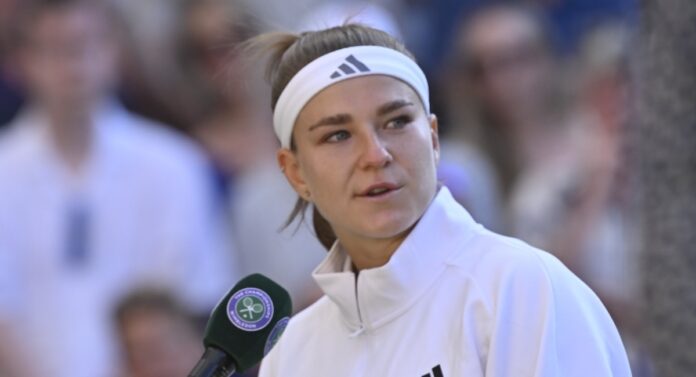 Karolina Muchova cérémonie