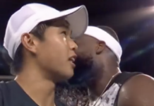 Learner Tien à Frances Tiafoe lors de la poignée de main au filet : « Tu n’es pas blessé, arrête de mentir. C’est du bidon »