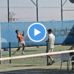 Carlos Alcaraz très en forme lors de son dernier entraînement avant de prendre l’avion !