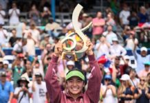 La nouvelle star du tennis féminin en veut encore : « C’est une première pour moi, donc j’apprends à gérer ça. Mais je joue un autre match demain, donc toute mon attention sera tournée vers ça »
