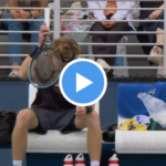 Déjà éliminé, Rublev manque de se blesser gravement