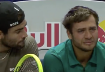 Les larmes terribles de Cobolli, contraint à l’abandon et consolé par Berrettini