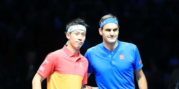 Nishikori-&-Federer